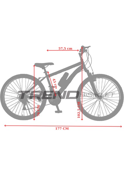 Vento 27,5’’ Çift Kat Alüminyum Jant Önden Amortisörlü, 21 Otomatik Vites Dağ Bisikleti 27-717-S-K