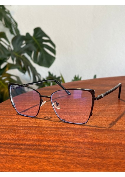 Reys Mavi Işık Korumalı Gözlük Siyah Cat Eye modelleri