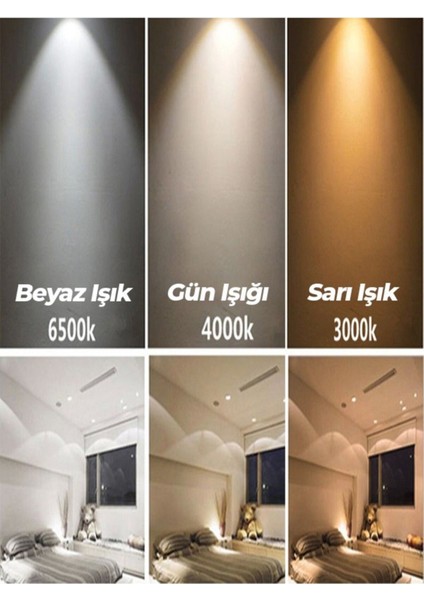 Zincirli / 145 cm / Lambader / Antrasit Gövde / 3 Renk Işık / 3 Yıl Garanti