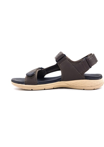 H24815 Plaj ve Günlük Cırtlı Erkek Kahverengi Spor Sandalet fiyatları
