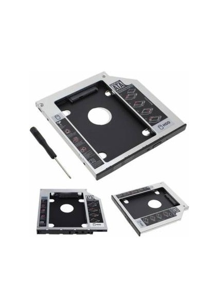 HDD Muhafaza Sabit Disk 12.7mm Sata Için SSD Laptop Dvd/cd-Rom 2.5 Sabit Disk Kutusu Harici Disk Kutusu