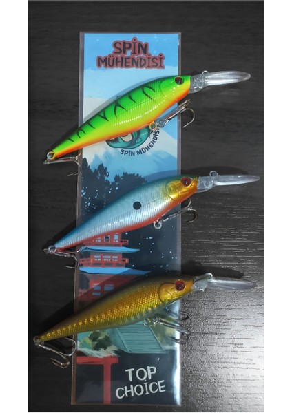 10 Gr 3'Lü Set Rapala Sahte Balık Takımı