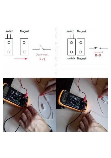 Manyetik Kapı Alarm Sensörü - Arduino Uyumlu