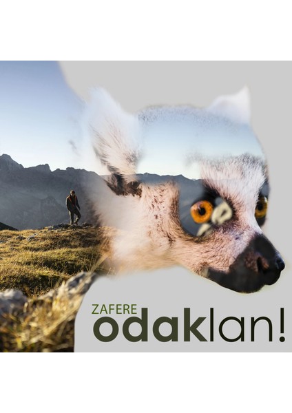 Statik Tutunma Özellikli Tablo - Poster Motivasyon (Model- 7) 72 cm x 72 cm 11