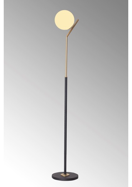 Elit Sarı-Siyah Metal Gövde Beyaz Camlı Tasarım Lü x Yerden Aydınlatma Lambader indirimleri