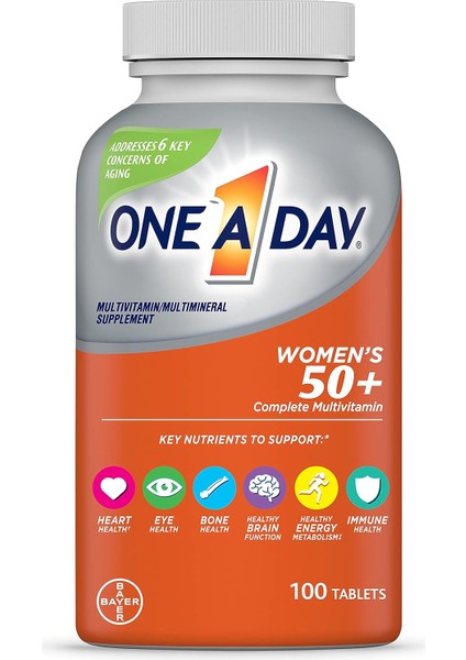 One A Day Women's 50+ Multivitamin 100 Tablet