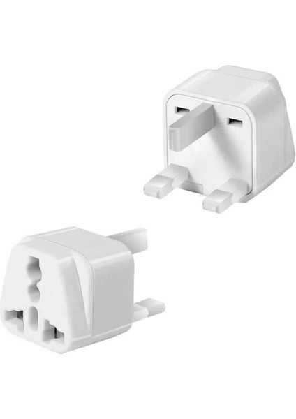 Ingiltere, Hong Kong, Irlanda, Kıbrıs Seyahat Fişi Adaptörü Tip G Plug Adapter Üniversal 3 Pinli