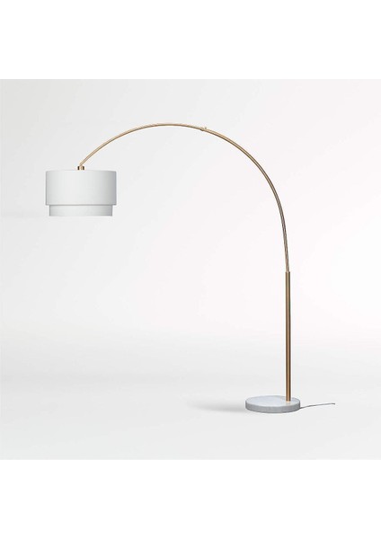 Mermer Ayaklı Şapkalı Metal Lambader modelleri