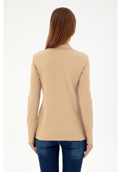 Polo Yaka Kadın Sweatshirt fırsatları