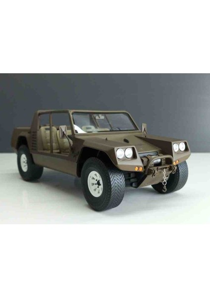 1:18 Ölçek Lamborghini Cheetah 4x4 Green( Reçine) Limitli Model