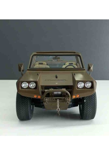 1:18 Ölçek Lamborghini Cheetah 4x4 Green( Reçine) Limitli Model