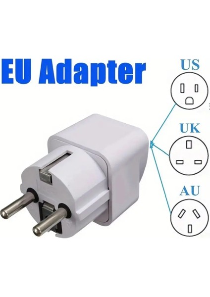 Universal Çevirici Priz Amerikan Fiş Amerikan Ingiliz Çin Fişlerini Türkiye Standartlarına Çevirir