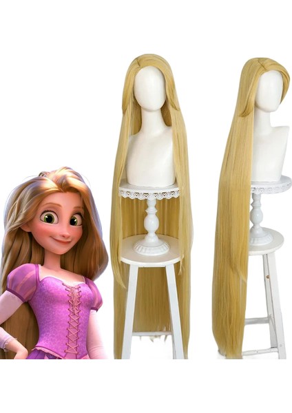 Prenses Rapunzel Uzun Peruk Saç (Yurt Dışından)