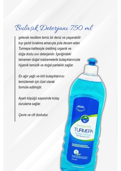Bulaşık Deterjanı Turmepa 750 ml 5 Al 4 Öde ve Rosie Pamuk