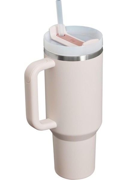 Quencher H2.0 Flowstate Paslanmaz Çelik Vakum Yalıtımlı Bardak 40 Oz 1,18 Lt Rose Quartz 2.0