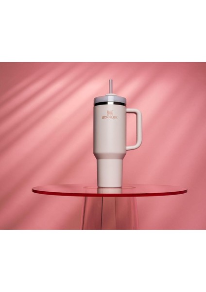 Quencher H2.0 Flowstate Paslanmaz Çelik Vakum Yalıtımlı Bardak 40 Oz 1,18 Lt Rose Quartz 2.0