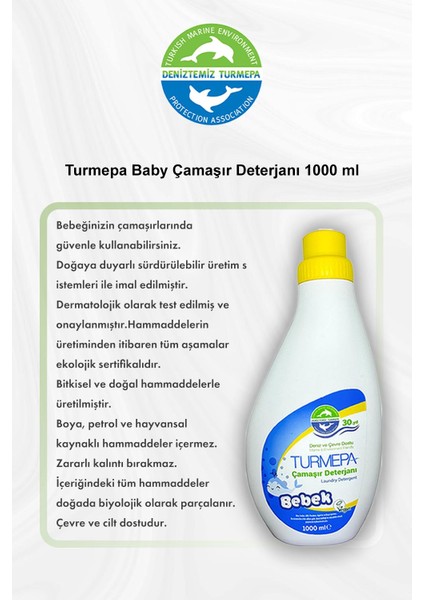 Baby Çamaşır Deterjanı 1000 ml 5 Al 4 Öde ve Rosie Pamuk