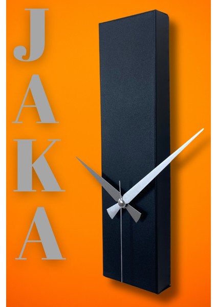 Jaka Model Dekoratif Bohem Metal Akar SESSİZ Mekanizmalı Duvar Saati Dikdörtgen (34*9,5 cm )