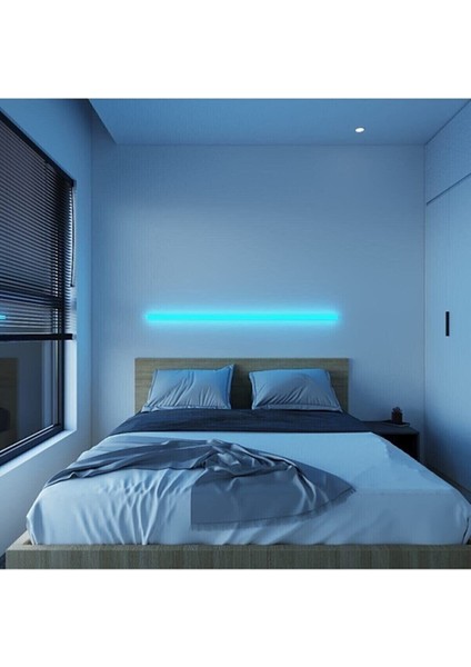 Uzaktan LED Abajur Aplik Gece Lambası Rgb 256 Renk Lambader Yuksek Işık Sistemi / 120 cm