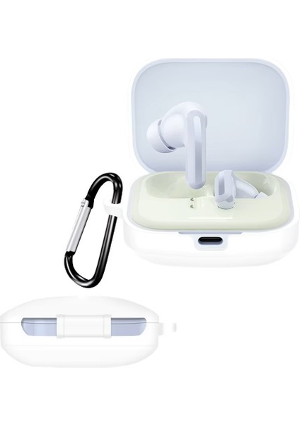 Xiaomi Redmi Buds 5 Uyumlu Silikon Kılıf+Kanca