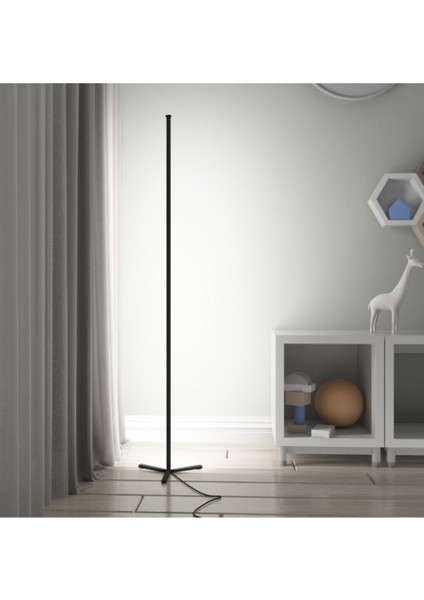 Köşe Dekoratif Lambader -Led Lamba Işık Sistemi - Kumandalı Full Rgb Animasyonlu Lambader