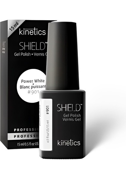 Shield Gel Polish Power White #901, 15 ml 10