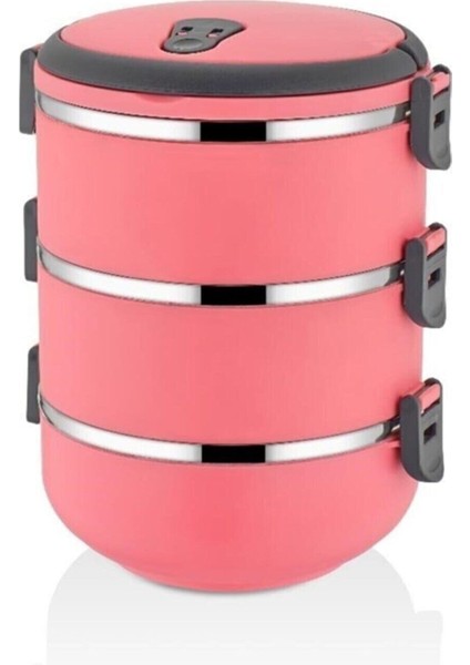 3 Katlı Sızdırmaz Yemek Termosu Sefer Tası Saklama Kabı fiyatları