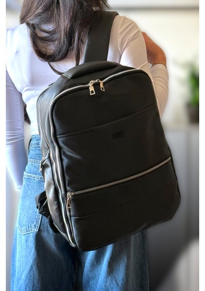 Nons Unisex Laptop Bölmeli Suya Dayanıklı Çok Gözlü Iş Okul Seyahat Sırt Çantası