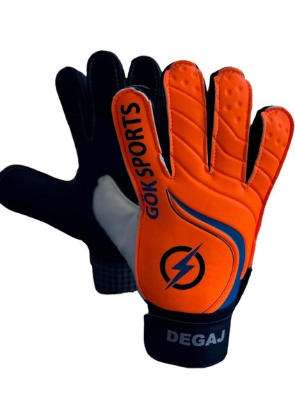 Degaj Yetişkin Big Çocuk Kaleci Eldiveni Junior Kidz Goalkeeper Gloves Bilek Bandajlı 5-6-7-8-9-10