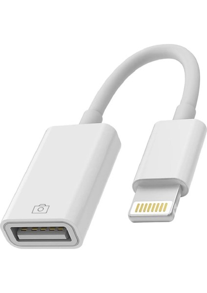 Iphone Lightning USB Ipad Iphone Için 15 14 13 12 11 Pro x Xr 8 7 Otg Kablo Veri Aktarma USB Cihazı