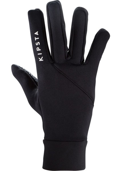 Kipsta Futbol Termal Eldiven - Siyah - Keepdry 500