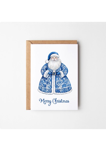 Mavi Desen Yeniyıl Kartları 8’li Set Lüks Noel Kartları Mutlu Yıllar Kartı Tebrik Kartları fırsatları