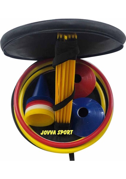 Jovva Sport Komple Çantalı Futbol, Basketbol,antrenman,çoçuk Eğitim ve Koordinasyon Seti.