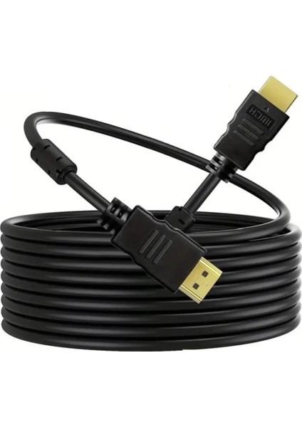 HDMI Kablosu 10 Metre LCD Laptop Fullhd Ara Bağlantı Erkek-Erkek Tv Kablo Ps3 Ps4 Xbox Görüntü Kablo