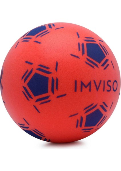 Kipsta Imvıso Sünger Futbol Topu Ev Içi Zararsız Top Kırmızı 3 Numara