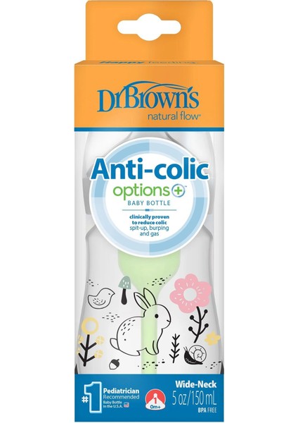 Dr.browns Geniş Ağız Pp Antikolik Options Biberon 150ML Kız