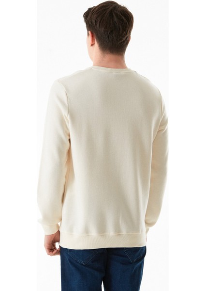 Fitilli Bisiklet Yaka Sweatshirt