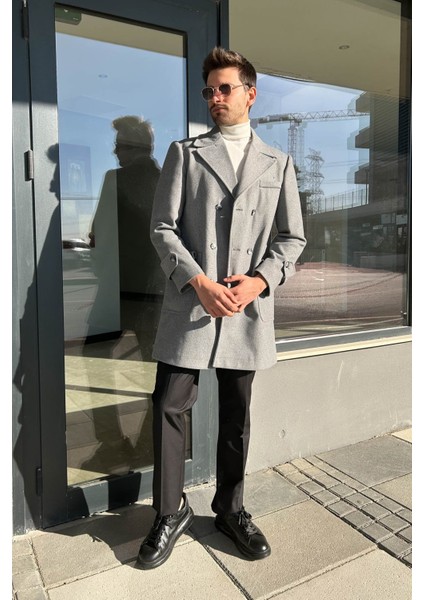 Erkek Torba Cep Kaşe Kaban 19218