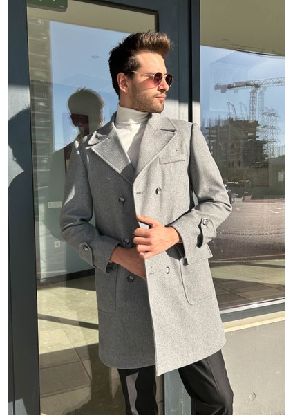 Erkek Torba Cep Kaşe Kaban 19218 modelleri