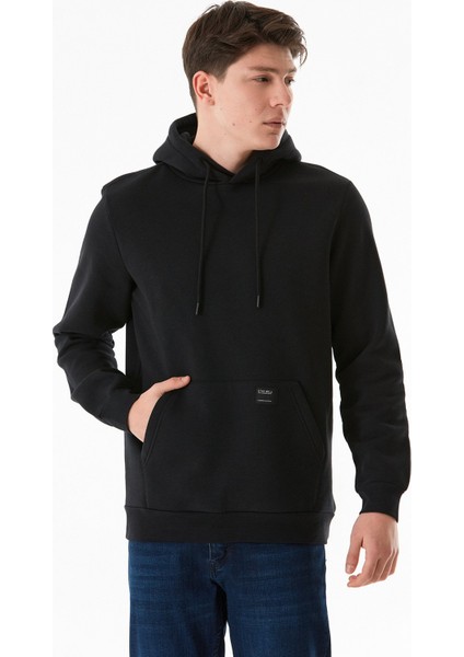 3 Iplik Basic Kanguru Cepli Kapüşonlu Sweatshirt Hoodie
