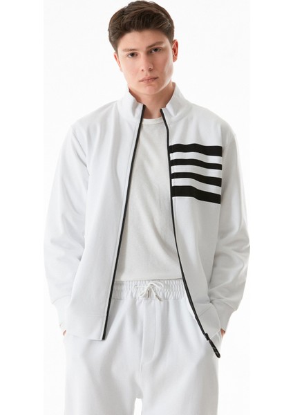 Yanı Şeritli Dik Yaka Sweatshirt fiyatları