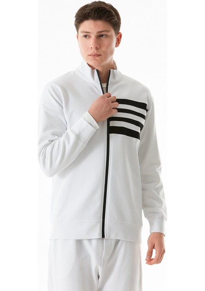 Yanı Şeritli Dik Yaka Sweatshirt modelleri