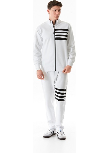 Yanı Şeritli Dik Yaka Sweatshirt fırsatları