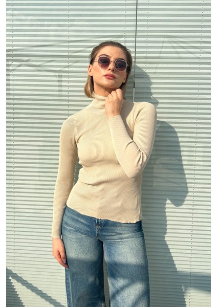 Kadın Fitilli Balıkçı Kazak 5611 fiyatları