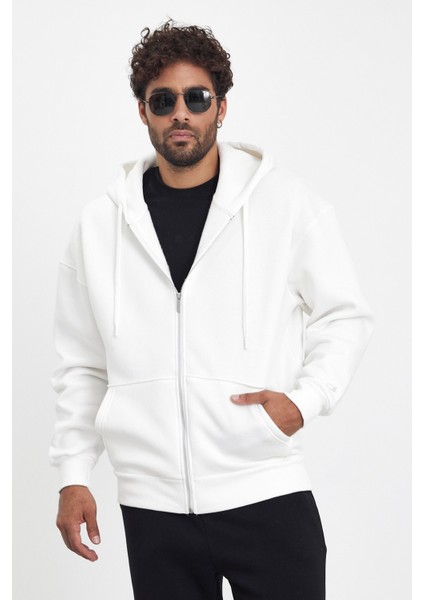 Üç Iplik Şardonlu Fermuarlı Sweat AF-K88505LNS