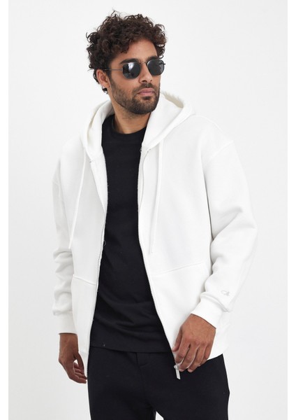 Üç Iplik Şardonlu Fermuarlı Sweat AF-K88505LNS