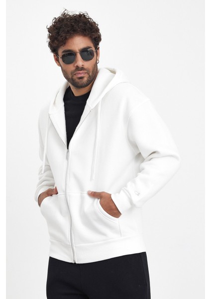 Üç Iplik Şardonlu Fermuarlı Sweat AF-K88505LNS