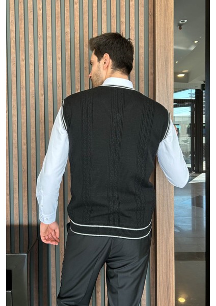Erkek V Yaka Süveter 007