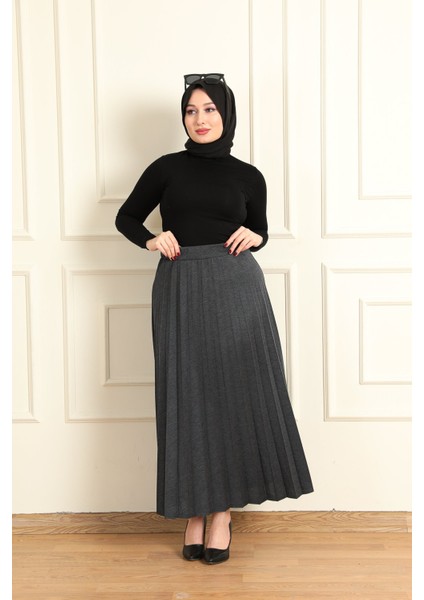 Kadın Kot Görünümlü Piliseli Etek fiyatları