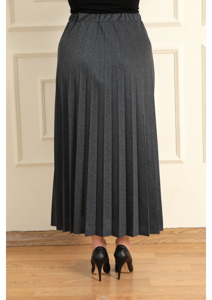 Kadın Kot Görünümlü Piliseli Etek indirimleri